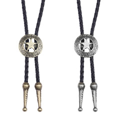 Five-pointed star Hip Hop bolo tie necklace