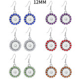 Snaps metal earring  fit 12mm chunks snaps jewelry