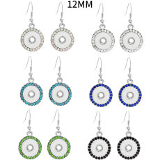 Snaps metal earring  fit 12mm chunks snaps jewelry