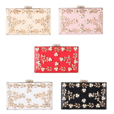 Dinner bag, handbag, diamond inlaid dress, evening bag