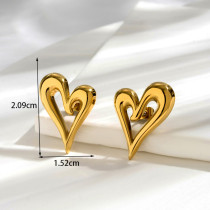 Stainless steel Love  Earrings