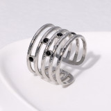 16 stainless steel open adjustable rings