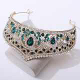 Alloy Crystal Crown Wedding Ball Party Bridal Crown