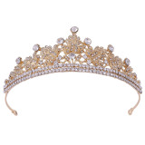 Alloy Crystal Crown Wedding Ball Party Bridal Crown
