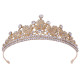 Alloy Crystal Crown Wedding Ball Party Bridal Crown