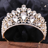 Alloy Crystal Crown Wedding Ball Party Bridal Crown