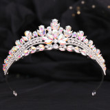 Alloy Crystal Crown Wedding Ball Party Bridal Crown