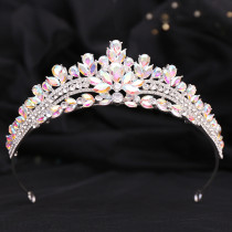 Alloy Crystal Crown Wedding Ball Party Bridal Crown