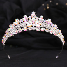 Alloy Crystal Crown Wedding Ball Party Bridal Crown
