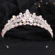 Alloy Crystal Crown Wedding Ball Party Bridal Crown