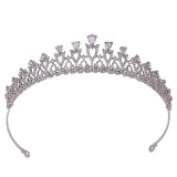 Alloy Crystal Crown Wedding Ball Party Bridal Crown
