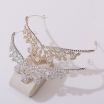 Alloy Crystal Crown Wedding Ball Party Bridal Crown