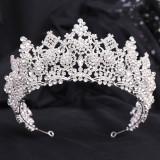 Alloy Crystal Crown Wedding Ball Party Bridal Crown