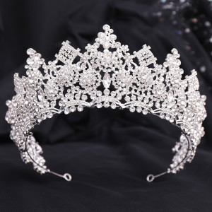 Alloy Crystal Crown Wedding Ball Party Bridal Crown
