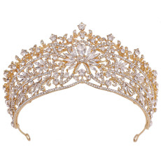 Alloy Crystal Crown Wedding Ball Party Bridal Crown