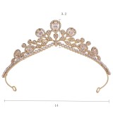 Alloy Crystal Crown Wedding Ball Party Bridal Crown