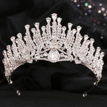 Alloy Crystal Crown Wedding Ball Party Bridal Crown