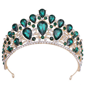 Alloy Crystal Crown Wedding Ball Party Bridal Crown