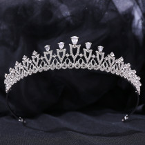 Alloy Crystal Crown Wedding Ball Party Bridal Crown