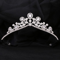 Alloy Crystal Crown Wedding Ball Party Bridal Crown