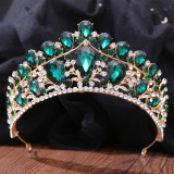 Alloy Crystal Crown Wedding Ball Party Bridal Crown