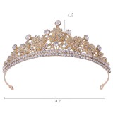 Alloy Crystal Crown Wedding Ball Party Bridal Crown