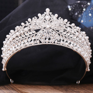 Alloy Crystal Crown Wedding Ball Party Bridal Crown