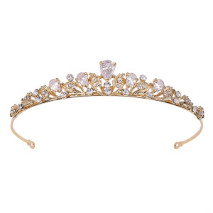 Alloy Crystal Crown Wedding Ball Party Bridal Crown