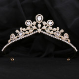 Alloy Crystal Crown Wedding Ball Party Bridal Crown