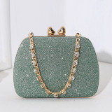Dinner bag, handbag, diamond inlaid dress, evening bag