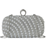 Dinner bag, handbag, diamond inlaid dress, evening bag