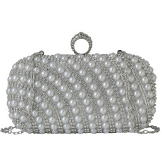 Dinner bag, handbag, diamond inlaid dress, evening bag