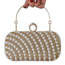 Dinner bag, handbag, diamond inlaid dress, evening bag