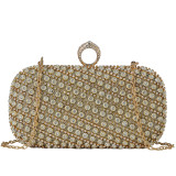 Dinner bag, handbag, diamond inlaid dress, evening bag