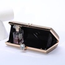 Dinner bag, handbag, diamond inlaid dress, evening bag
