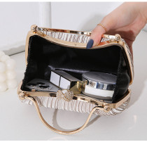 Dinner bag, handbag, diamond inlaid dress, evening bag