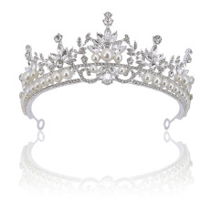 Alloy Crystal Crown Wedding Ball Party Bridal Crown
