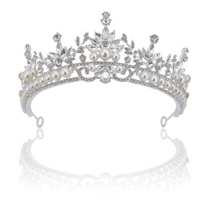 Alloy Crystal Crown Wedding Ball Party Bridal Crown