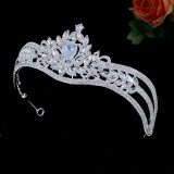 Alloy Crystal Crown Wedding Ball Party Bridal Crown