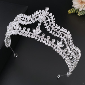 Alloy Crystal Crown Wedding Ball Party Bridal Crown