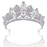 Alloy Crystal Crown Wedding Ball Party Bridal Crown