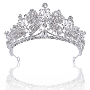Alloy Crystal Crown Wedding Ball Party Bridal Crown