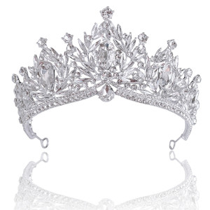 Alloy Crystal Crown Wedding Ball Party Bridal Crown