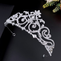Alloy Crystal Crown Wedding Ball Party Bridal Crown