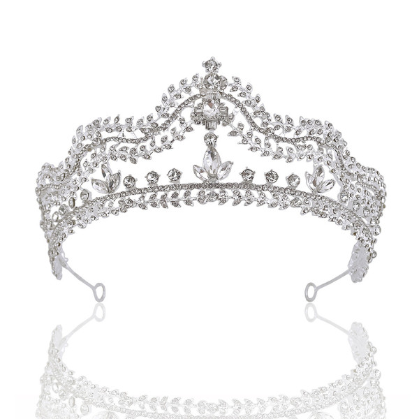 Alloy Crystal Crown Wedding Ball Party Bridal Crown