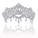 Alloy Crystal Crown Wedding Ball Party Bridal Crown