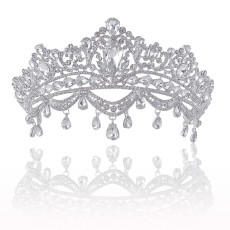 Alloy Crystal Crown Wedding Ball Party Bridal Crown
