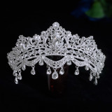 Alloy Crystal Crown Wedding Ball Party Bridal Crown