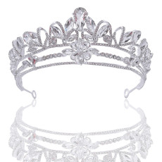 Alloy Crystal Crown Wedding Ball Party Bridal Crown