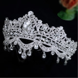 Alloy Crystal Crown Wedding Ball Party Bridal Crown